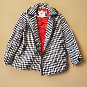 CHEROKEE Girls Winter Coat 4/5 XS/TP Black/White